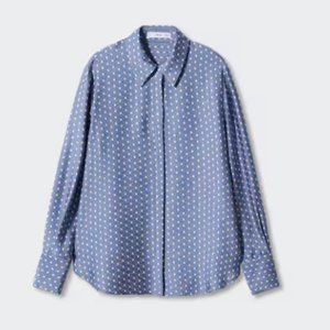 Satin finish flowy shirt